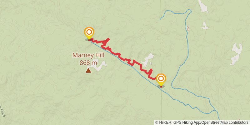 Starling Gap Ada Tree Circuit stage 2 Map
