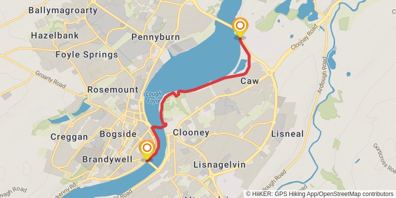 Slí Cholmcille stage 11 Map