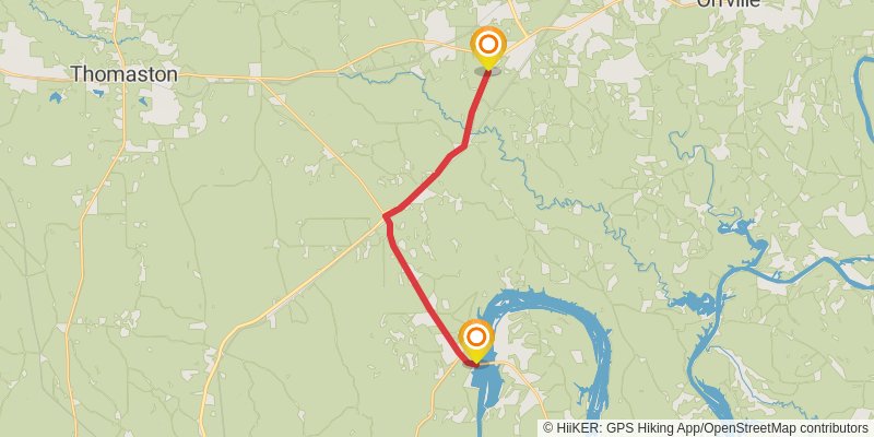 Great Eastern Trail (Incomplete) stage 11 Map