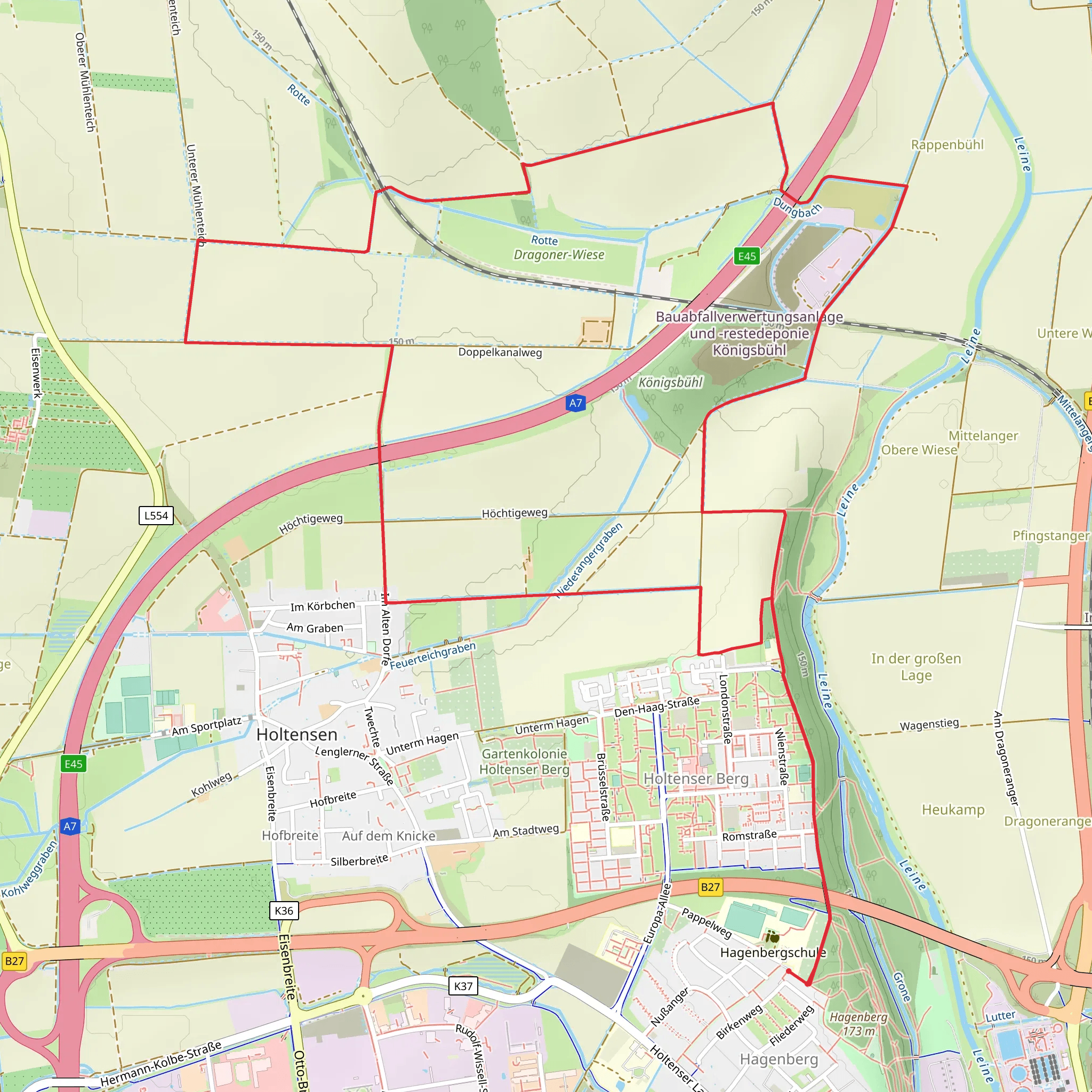 Königsbühl Loop mobile static map