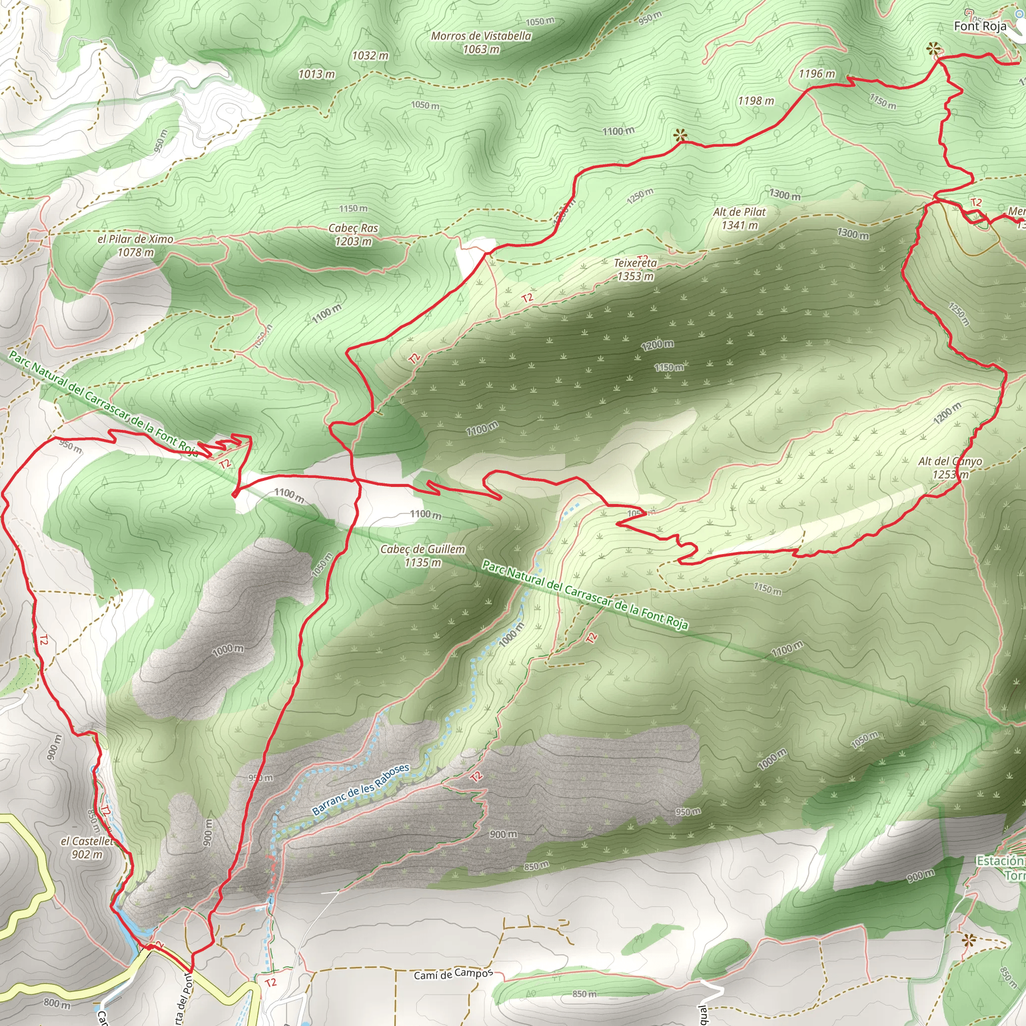 Ibi - Serra de Menejador - Ibi PR CV 026 mobile static map