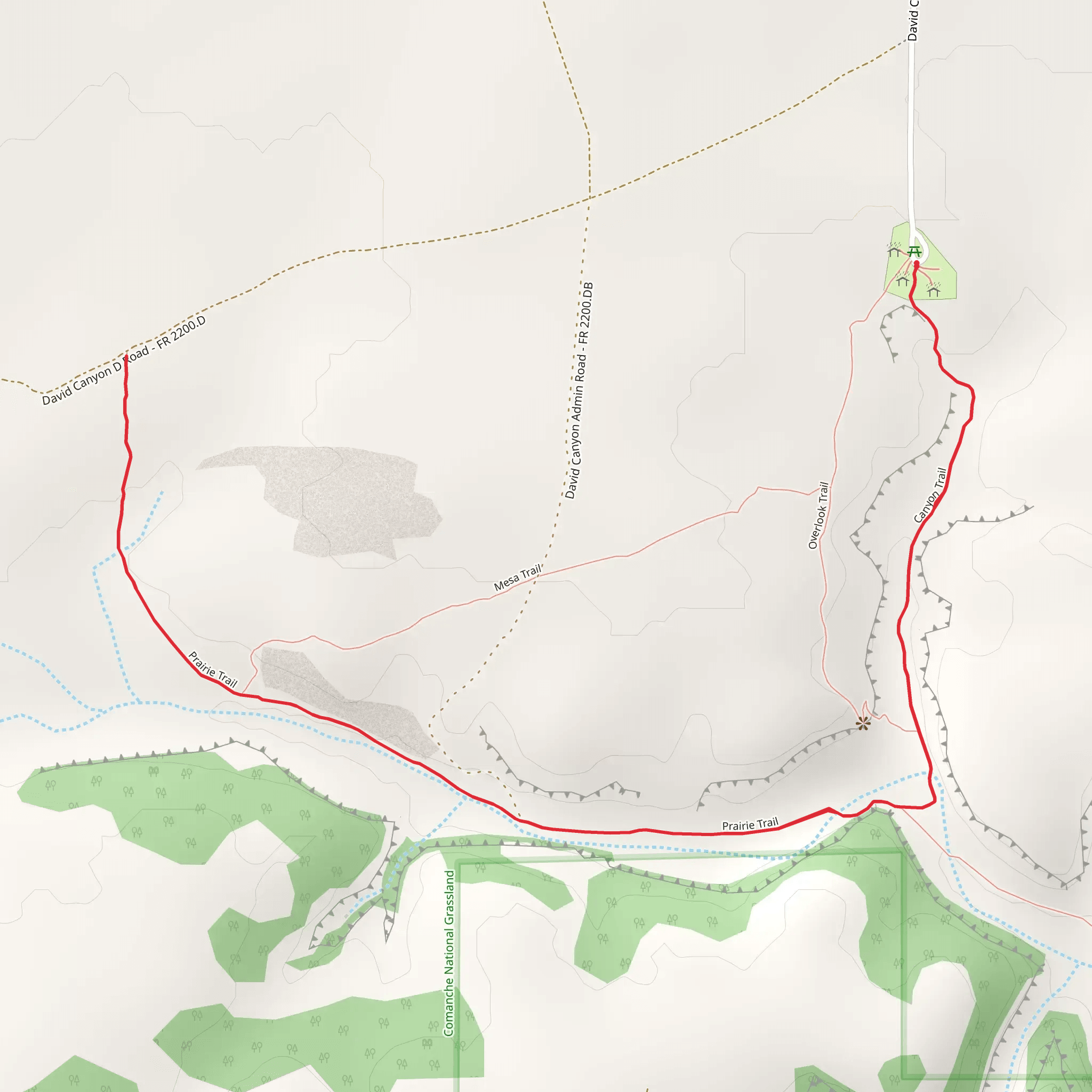 Prairie Trail mobile static map