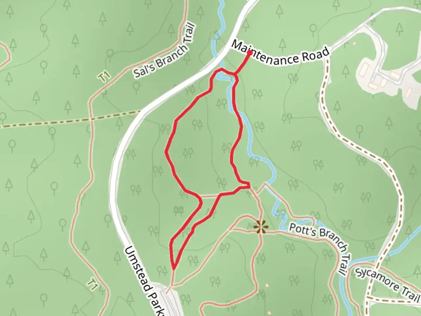 An image depicting the trail Oak-Rock Loop Trail and its surrounding area.