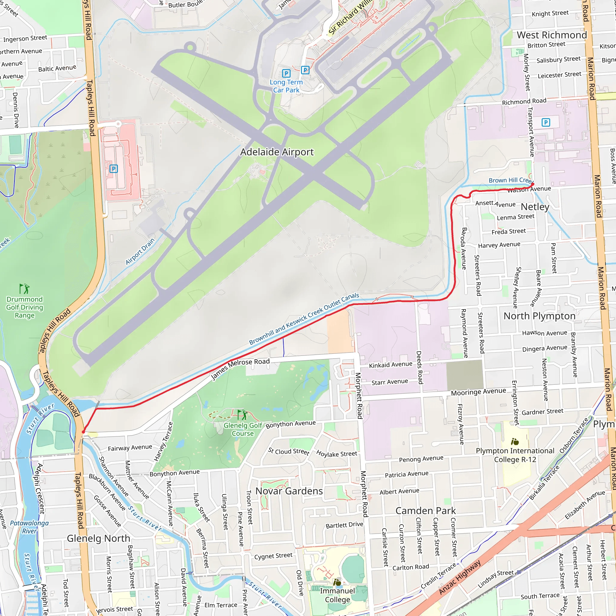 Captain McKenna Pathway mobile static map