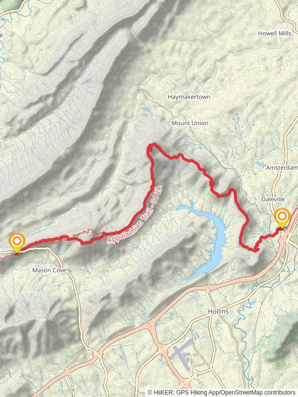 McAfee's Knob and Appalachian Trail - Catawba Valley Drive