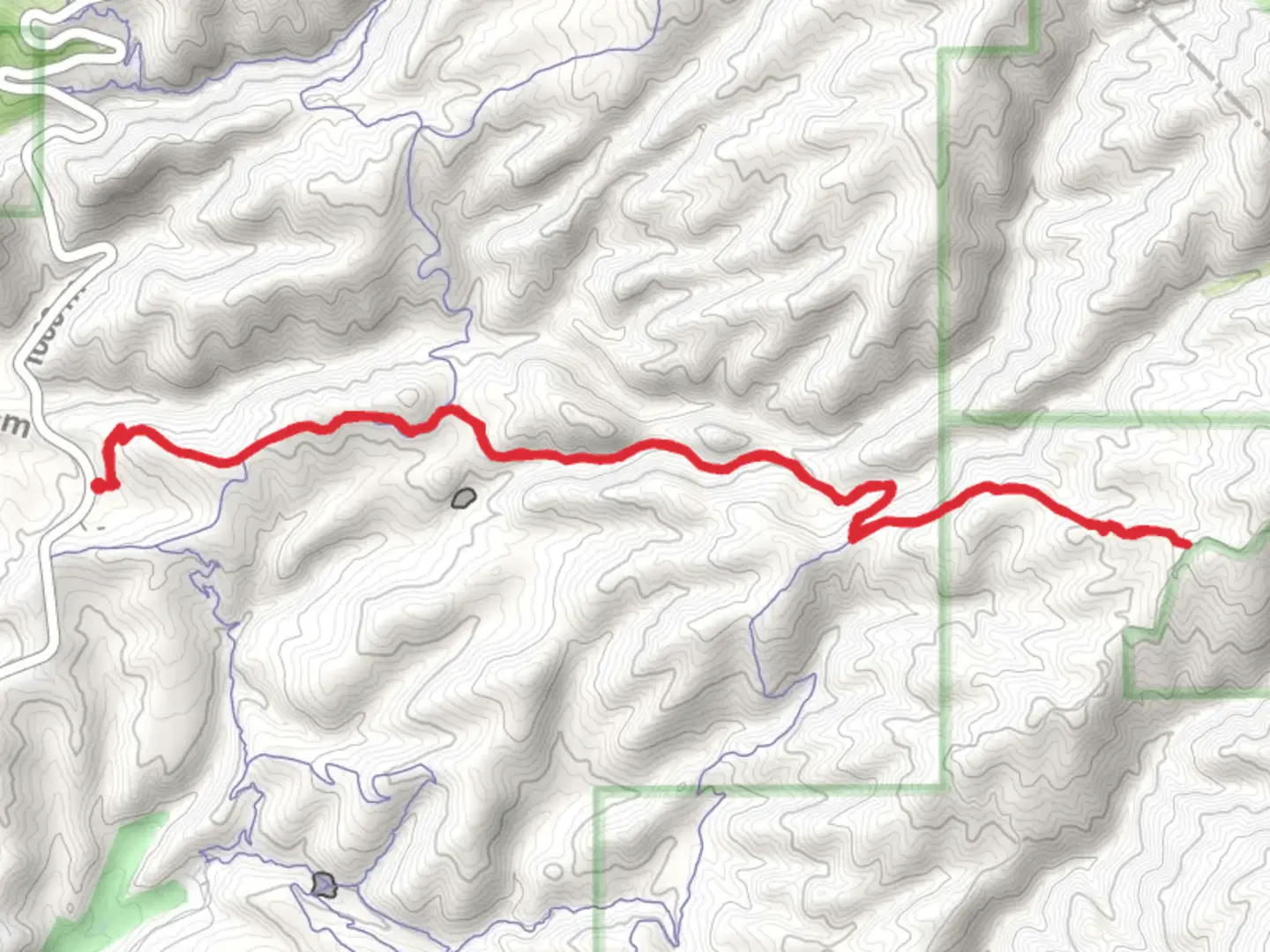 An image depicting the trail Corrals and Scott's and its surrounding area.