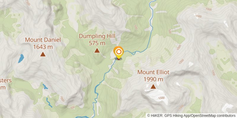 Milford Track spur 3 Map