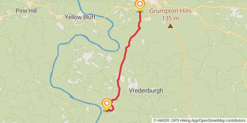 Great Eastern Trail (Incomplete) stage 9 Map