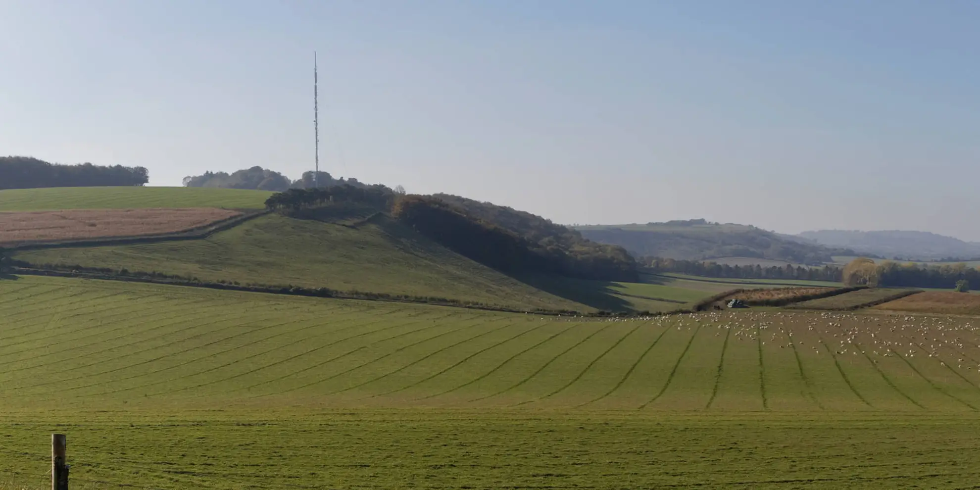 An image depicting the trail Hannington from Kingsclere and its surrounding area.