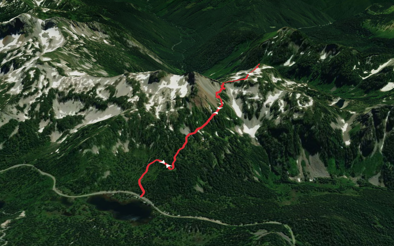 Plummer Peak via Pinnacle Peak Trail