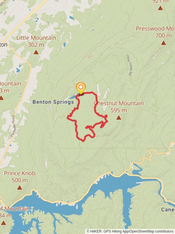 Benton Falls, Slick Rock Laurel and Clear Creek Loop