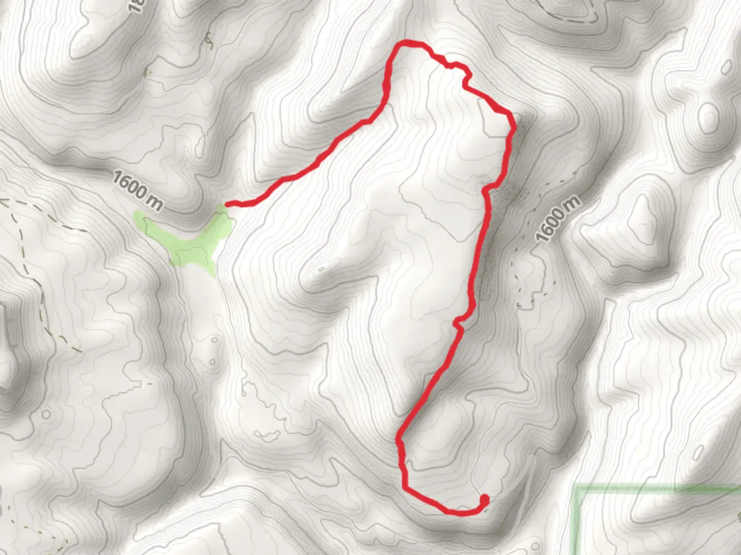 An image depicting the trail Grass Camp Trail and its surrounding area.