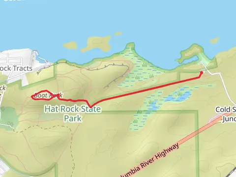 Boat Rock Loop via Lewis and Clark Commemorative Trail