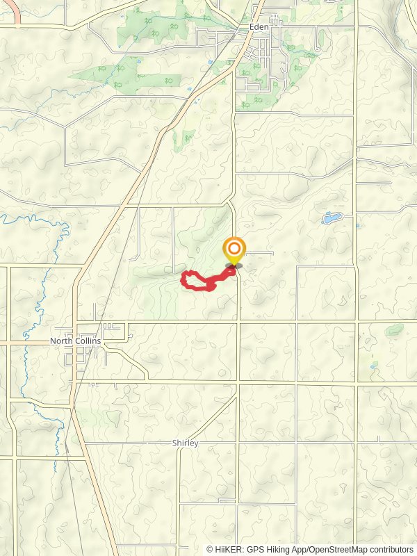Franklin County Park Loop mobile static map