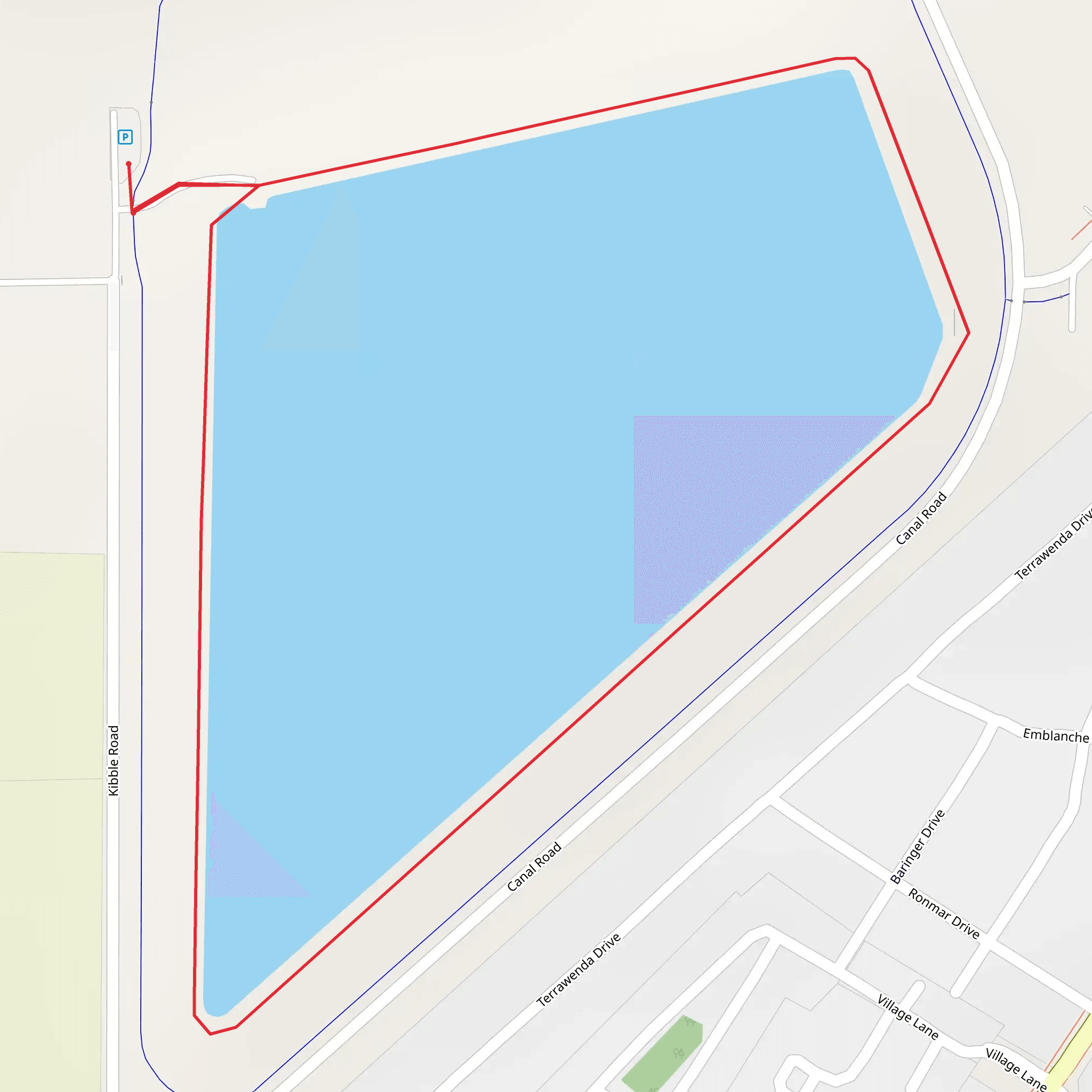 Kibble Road Loop mobile static map