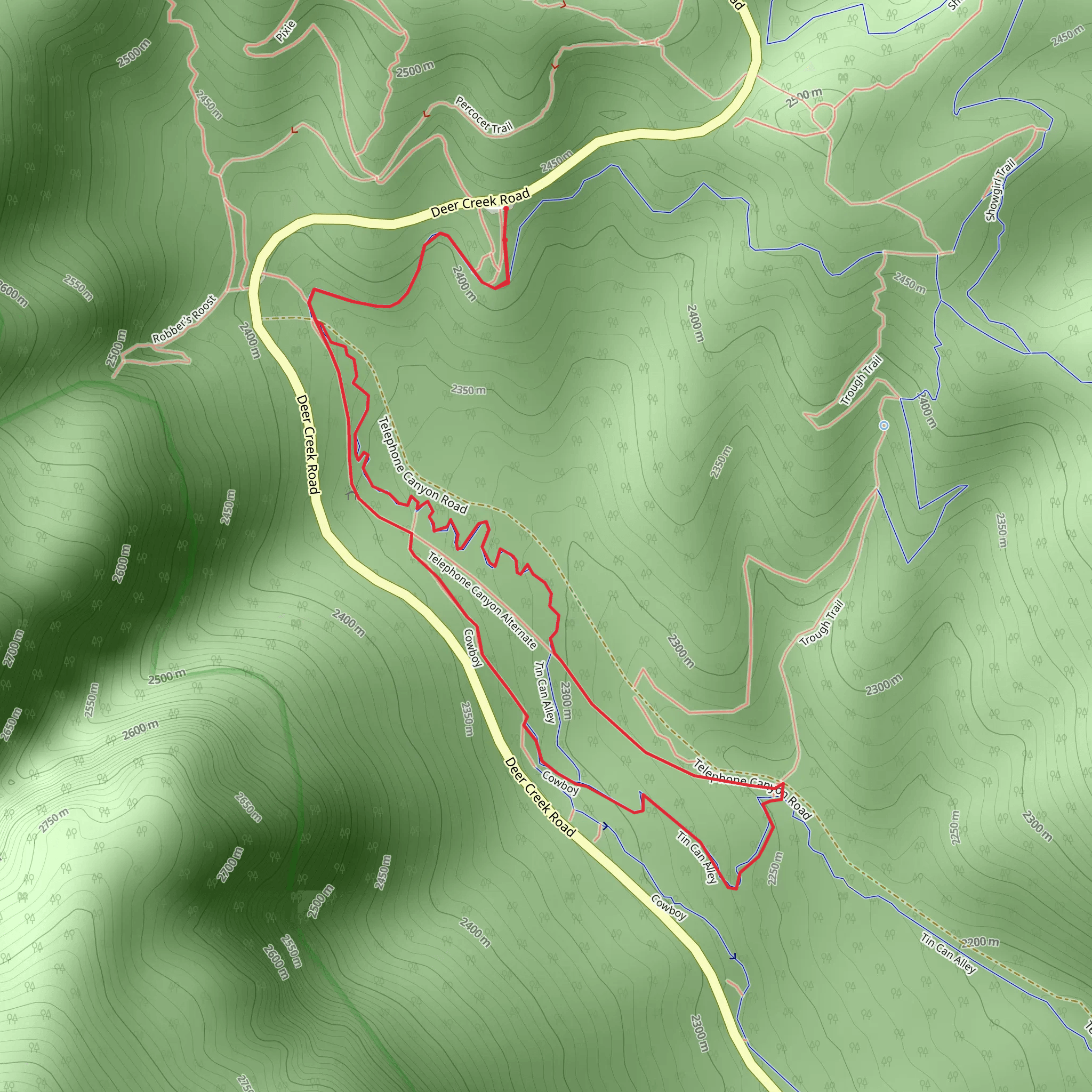 Tin Can Alley Loop mobile static map