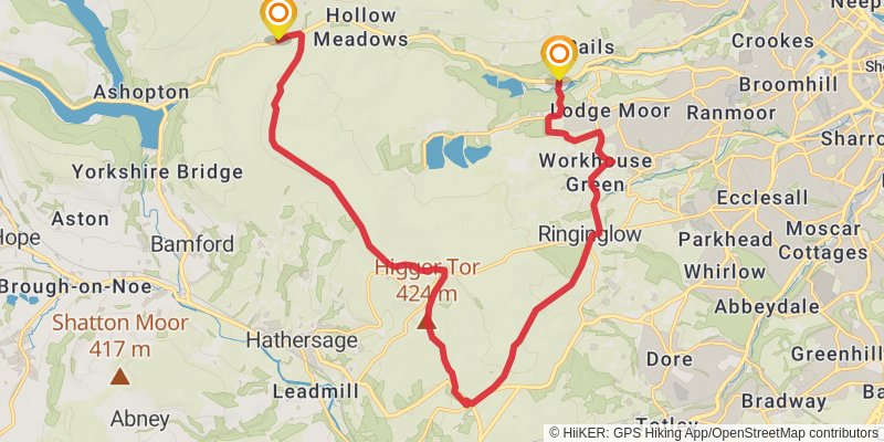 Wild Yorkshire Way stage 3 Map
