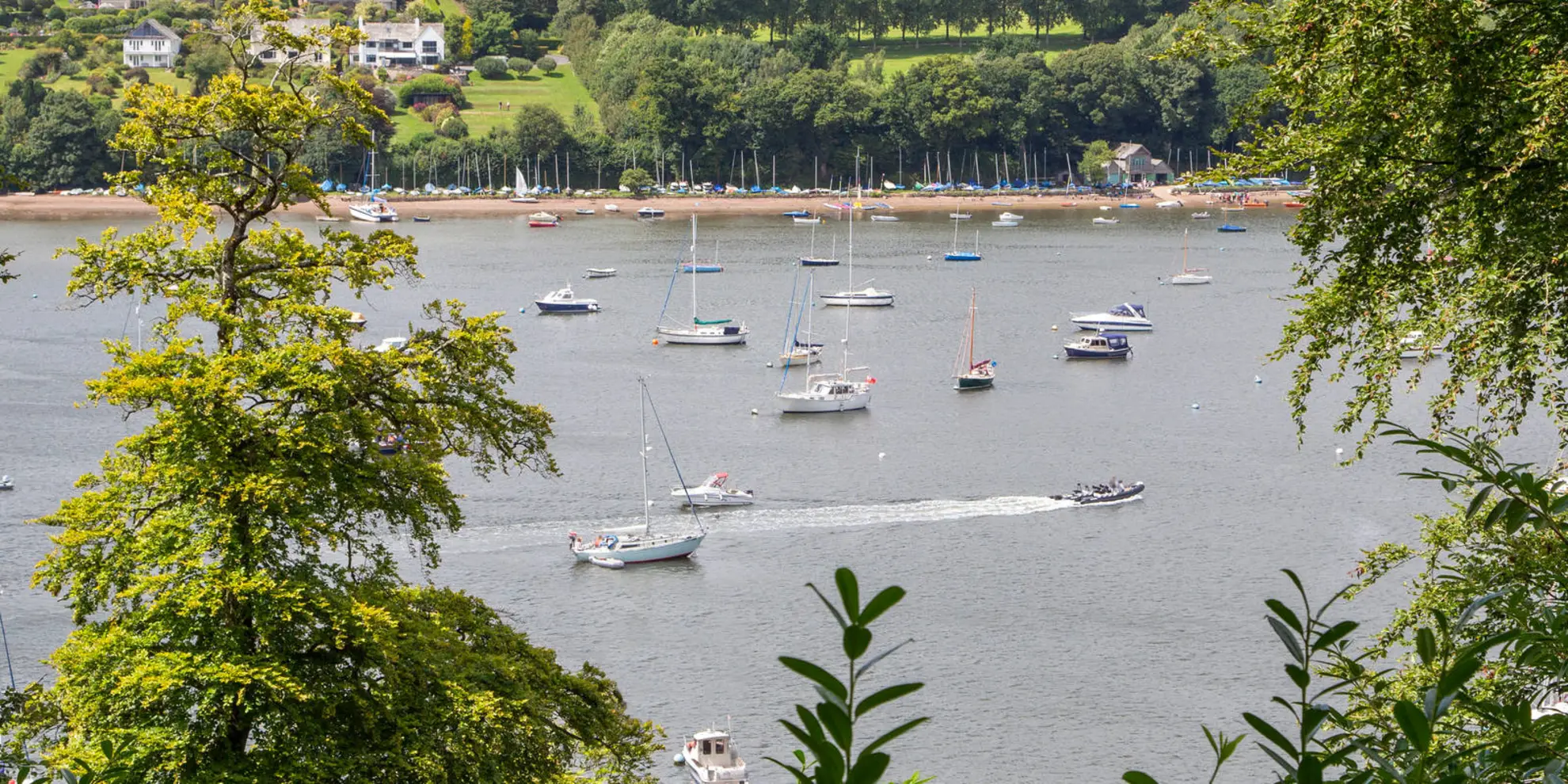 An image depicting the trail Kingswear to Greenway Walk and its surrounding area.