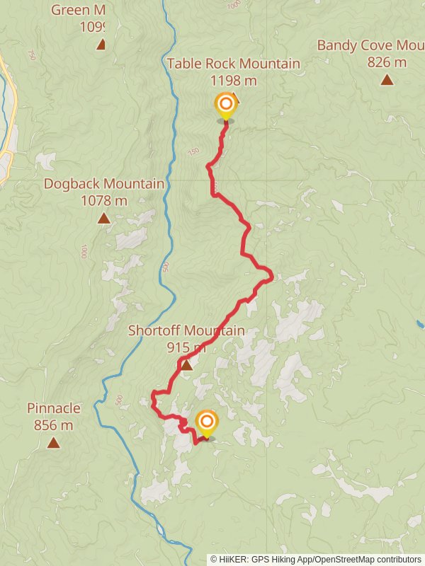 Shortoff mountain 2025 trail map