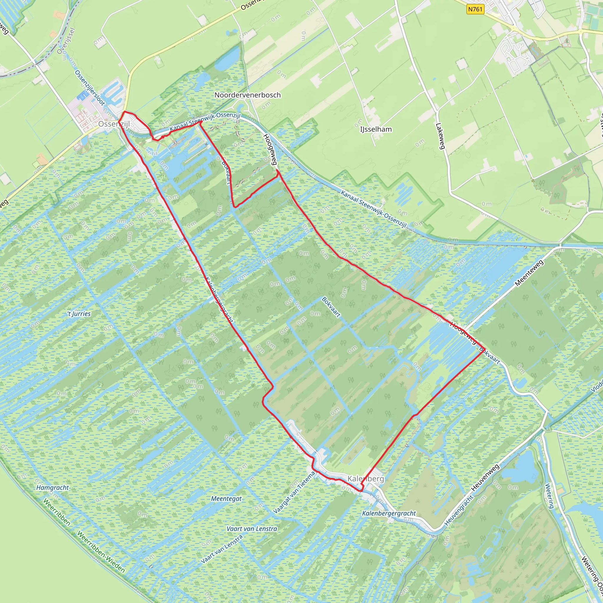 Venebosch, Kloosterkooi and Pierikkluft Loop mobile static map