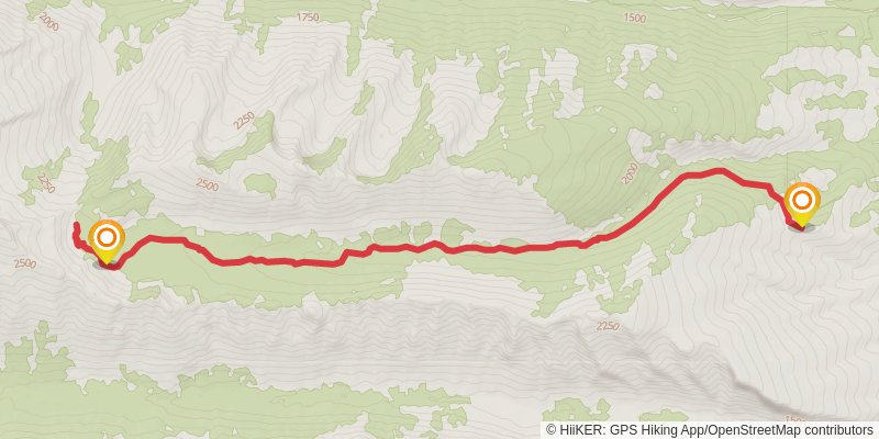 Sheafman Creek Trail stage 2 Map