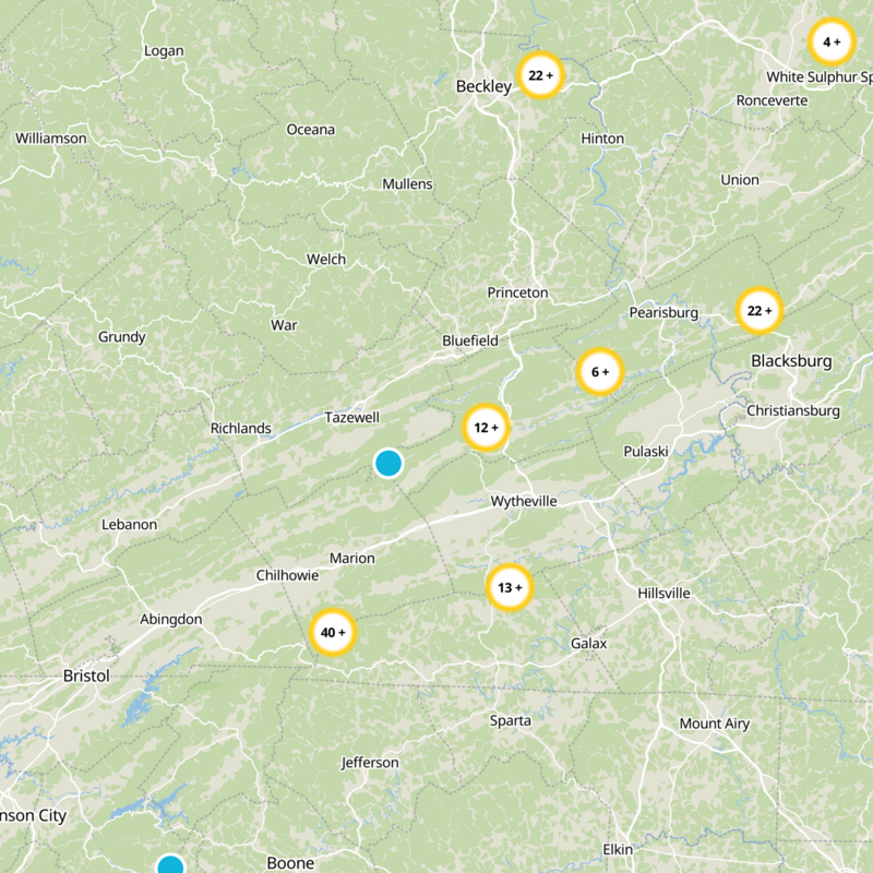 Tazewell County Static Map