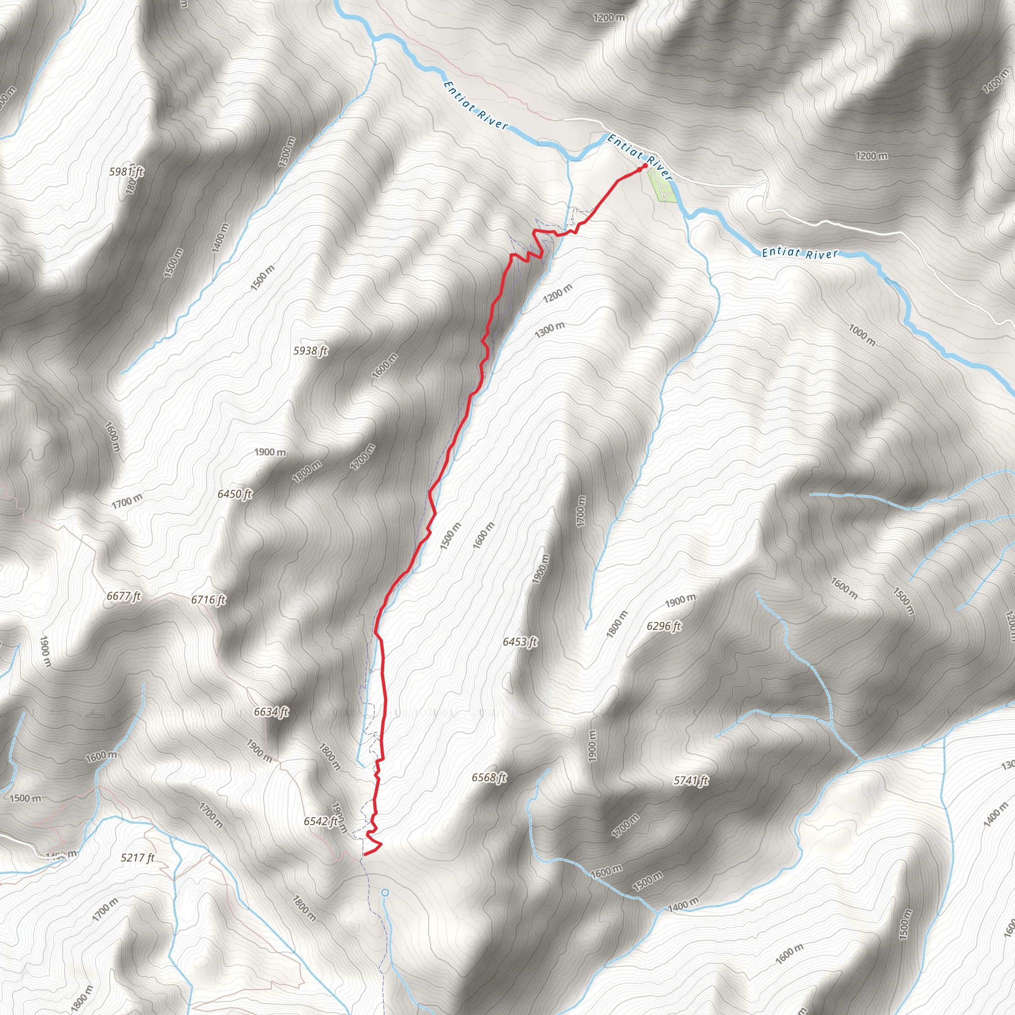 Shetipo Trail mobile static map