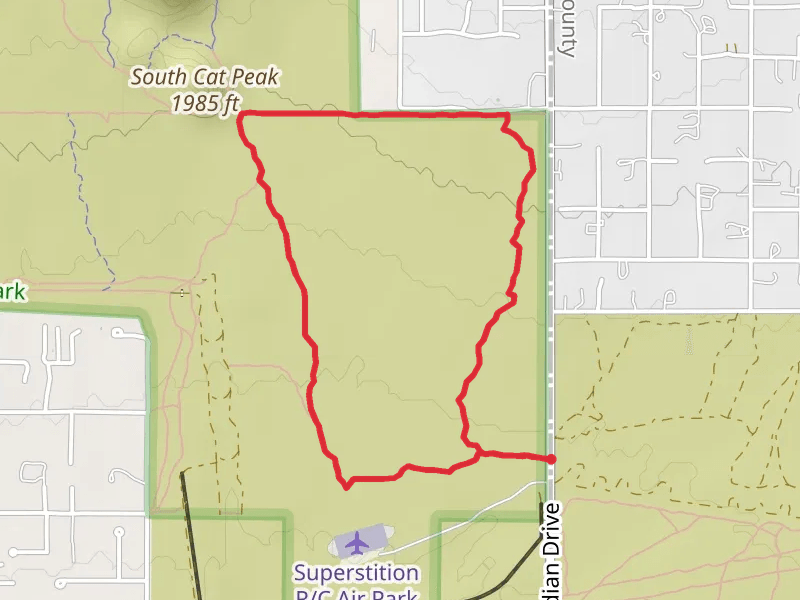 Ruidoso, Meridian and County Line Loop Trail