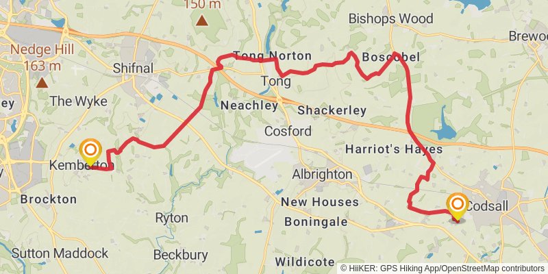 Monarch's Way stage 5 Map