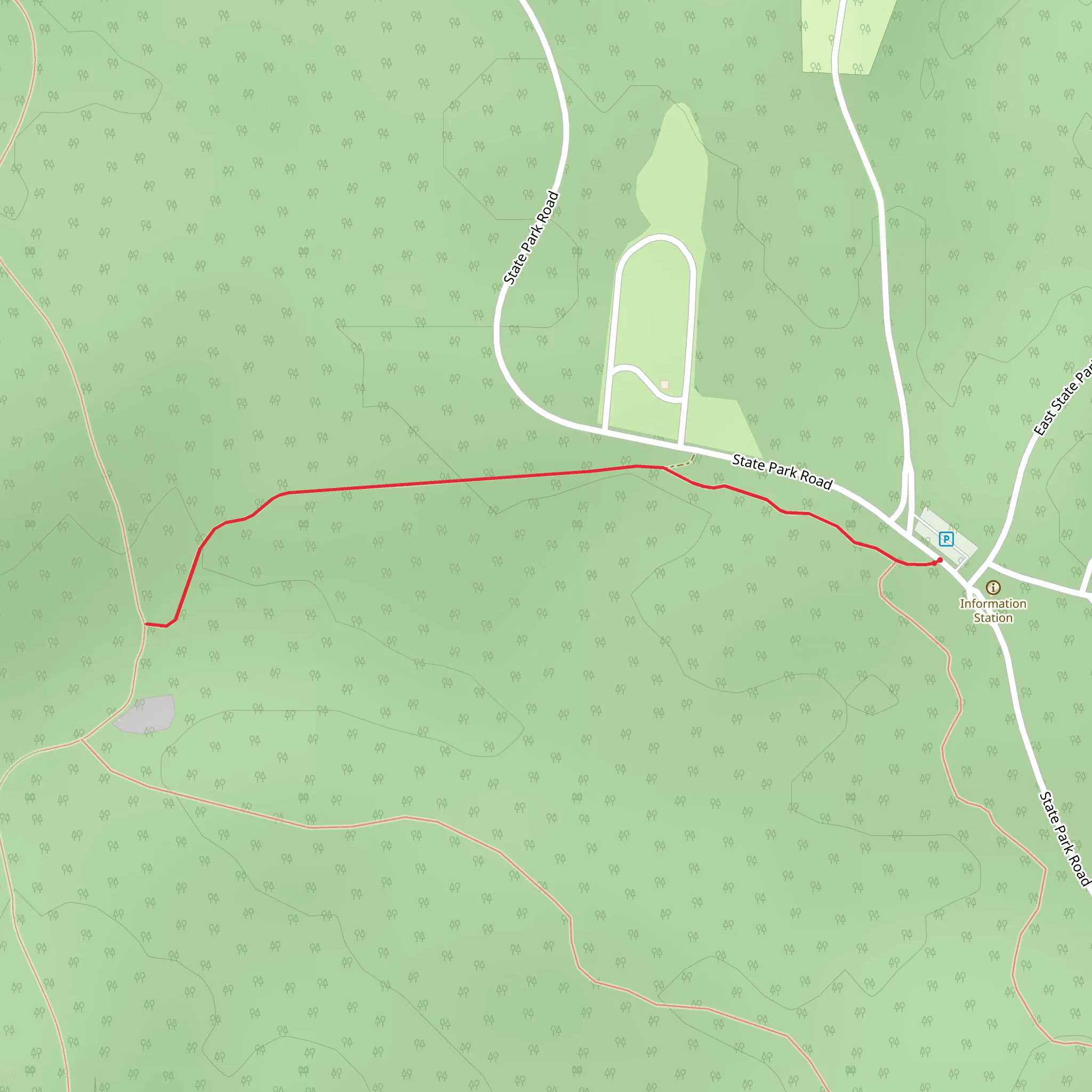 Mosely Trail mobile static map