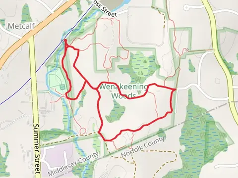 Yellow Loop Trail from Washington Street