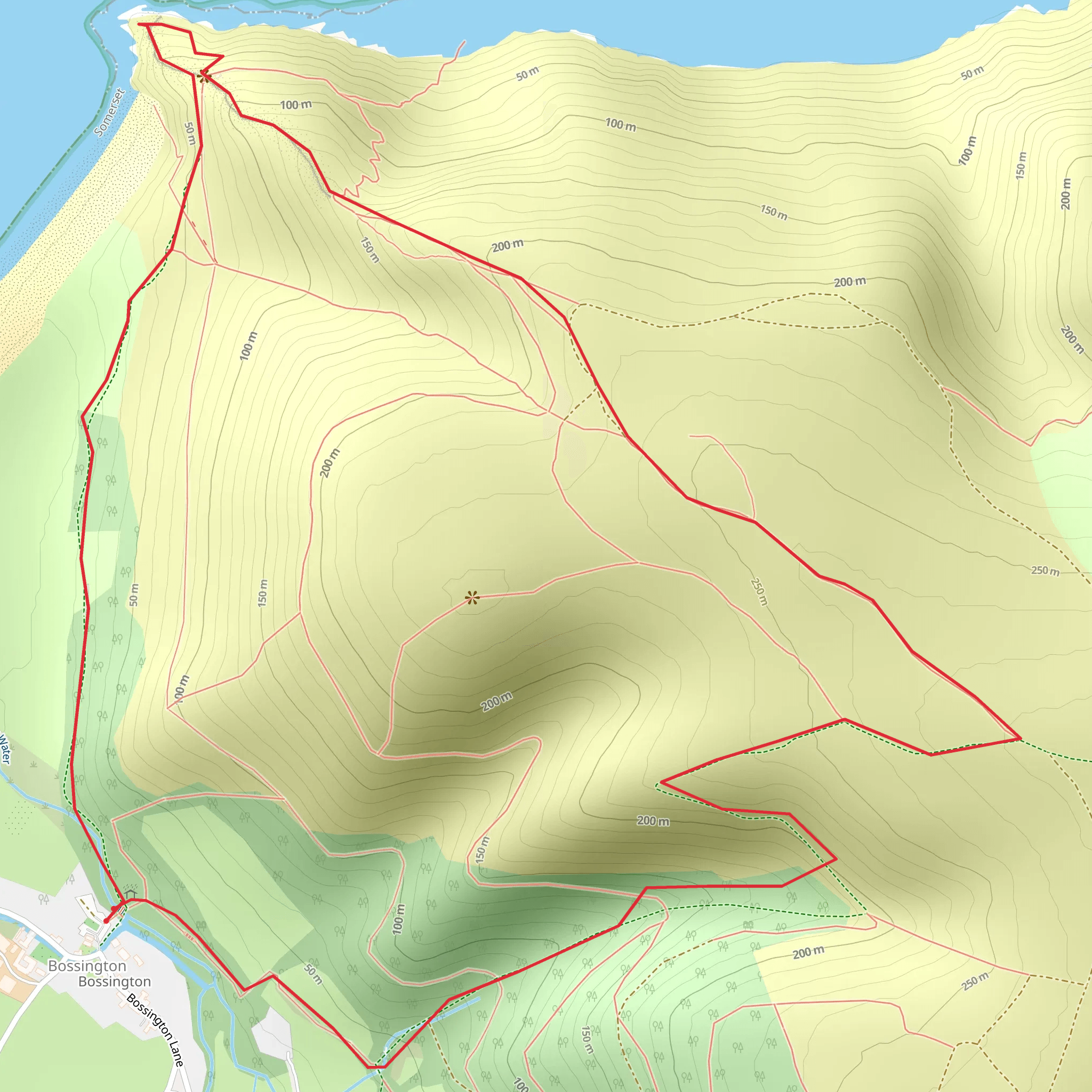 Hurlstone Point Adventurous Walk mobile static map