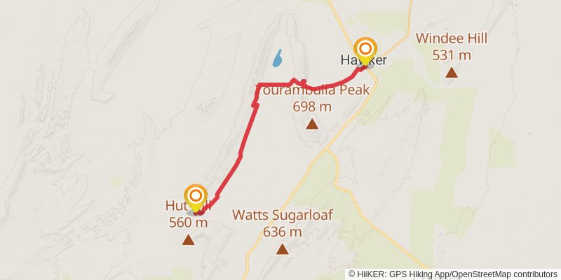 Heysen Trail stage 50 Map