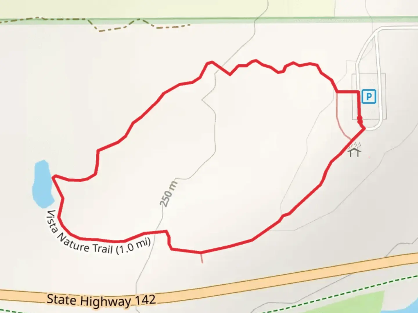 An image depicting the trail Vista Nature Loop Trail and its surrounding area.