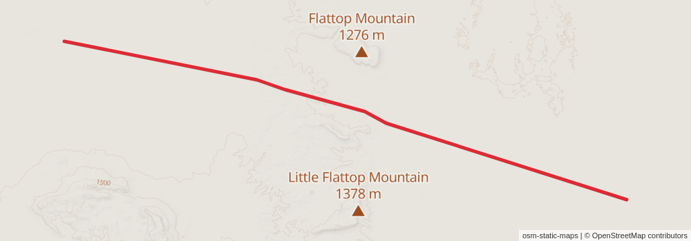 American Perimeter Trail - Texas Primary stage 8 Map