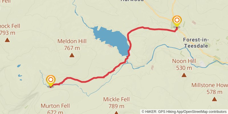 Lake to Lake Walk stage 4 Map