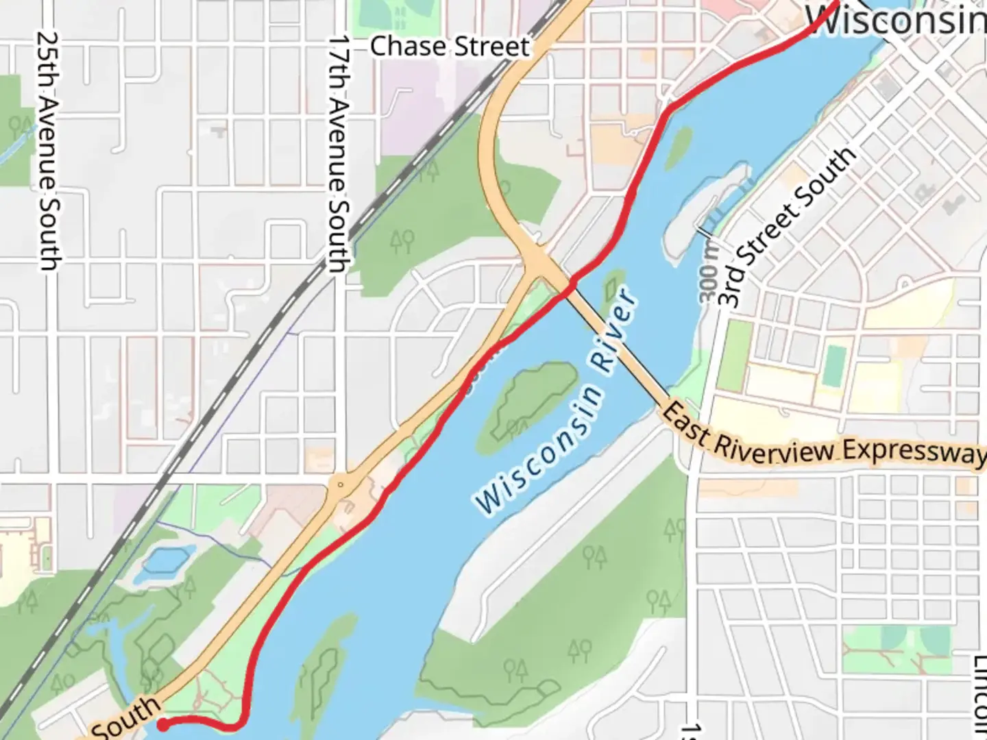 An image depicting the trail Ahdawagam Red Trail and its surrounding area.