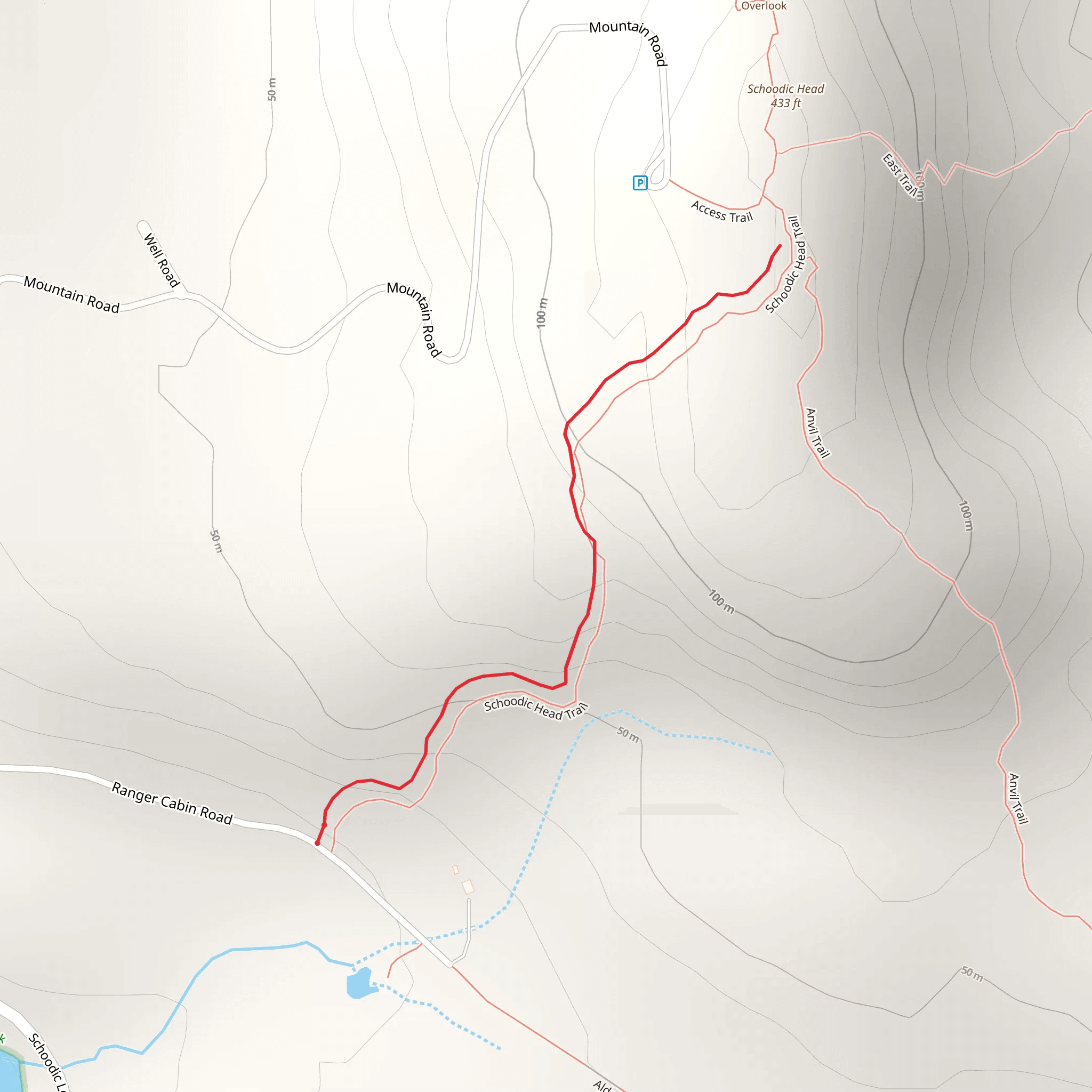 Ranger Station Trail mobile static map