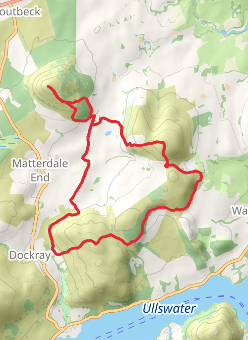 Tour Of Matterdale  mobile static map