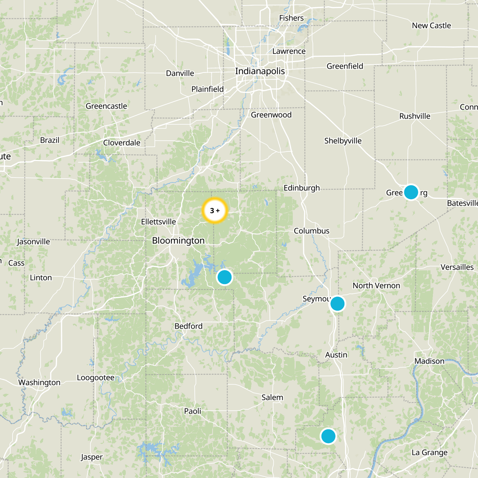 Brown County Static Map