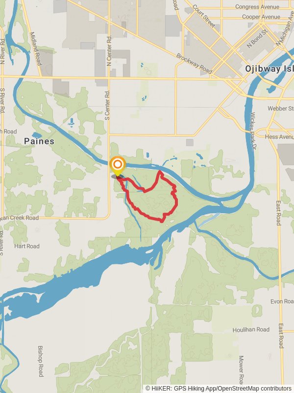 Stroebel Road Loop via Shiawassee River
