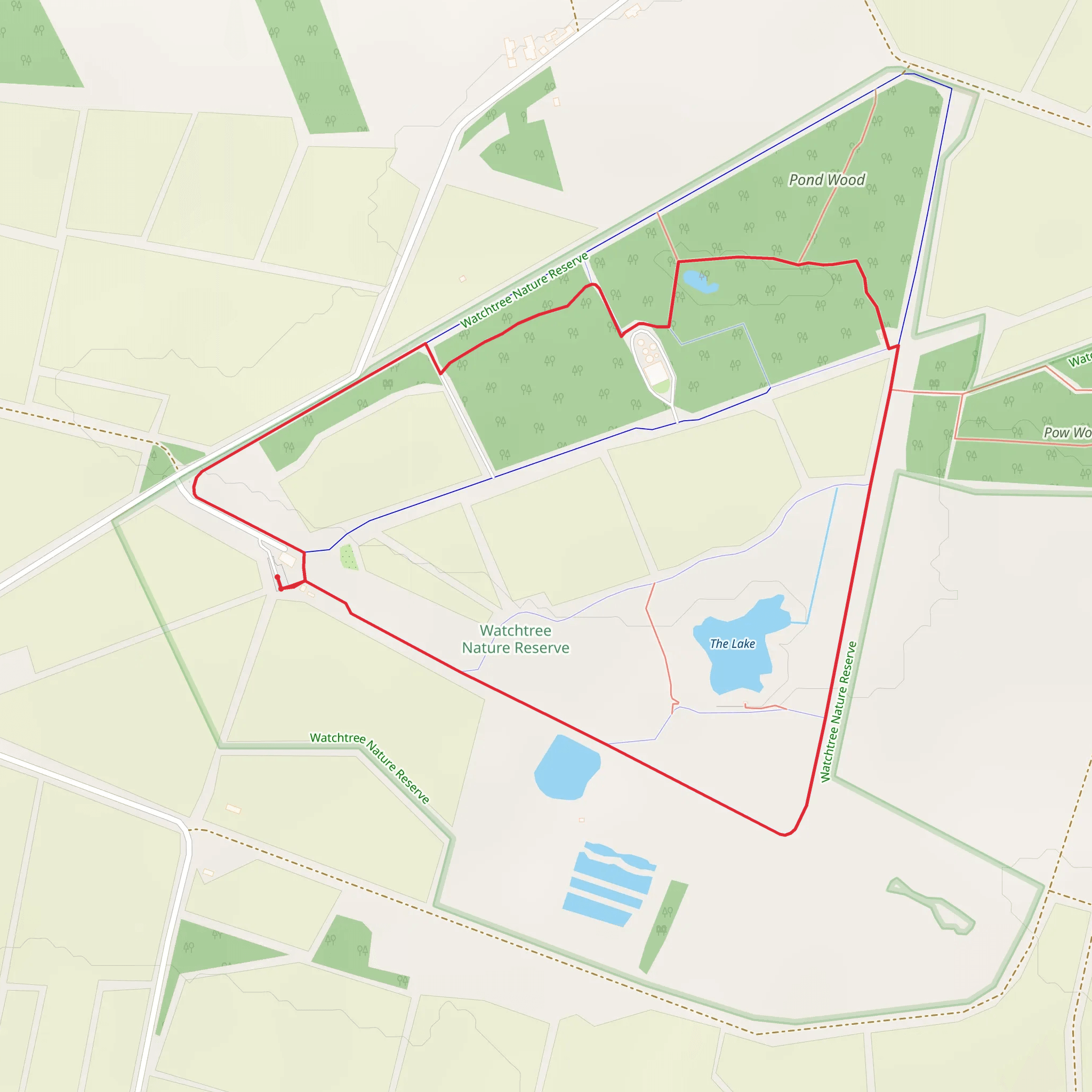 Watchtree Nature Reserve Loop mobile static map