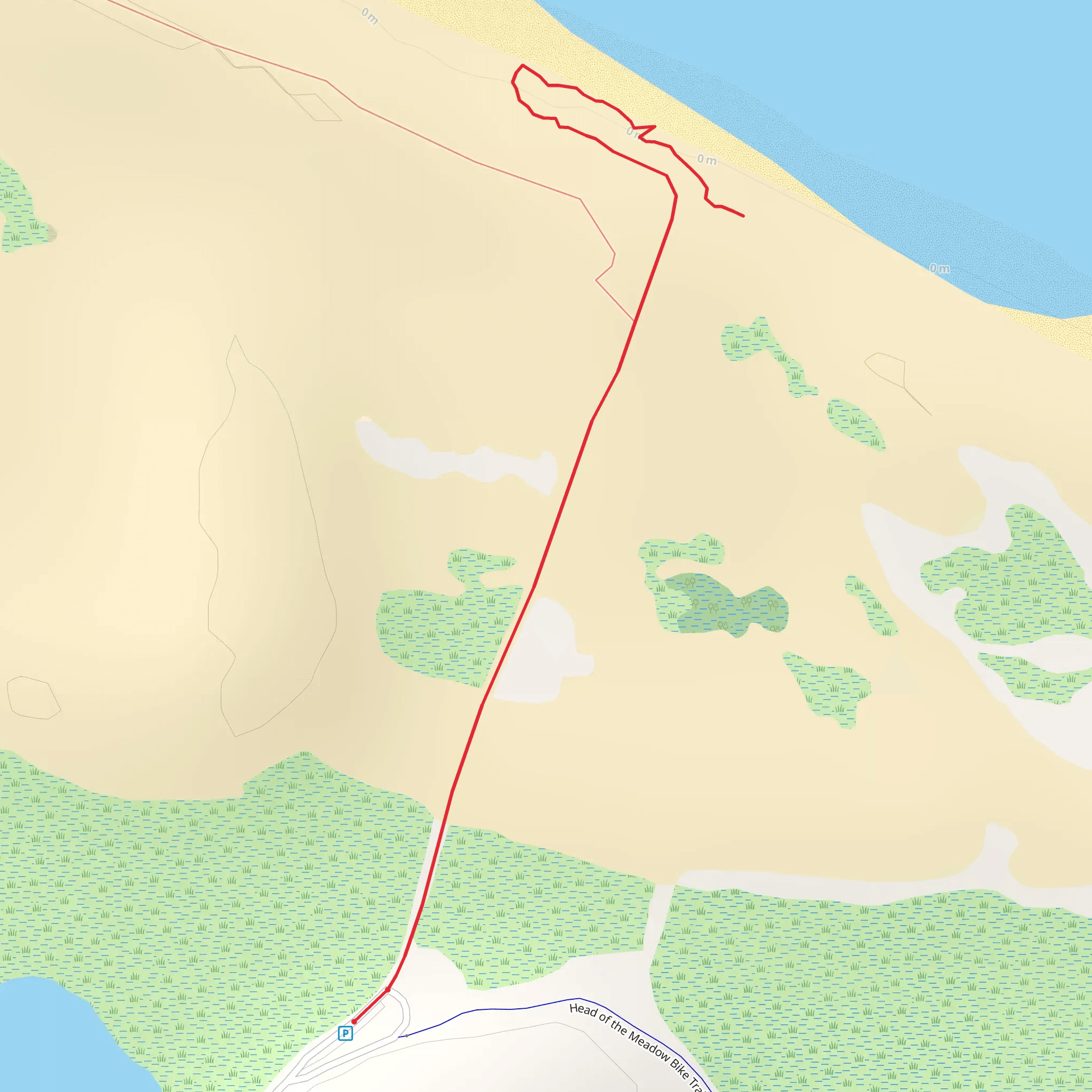 Pilgrim Heights North Trail mobile static map