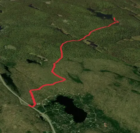 Middle Settlement Lake Trail Out and Back