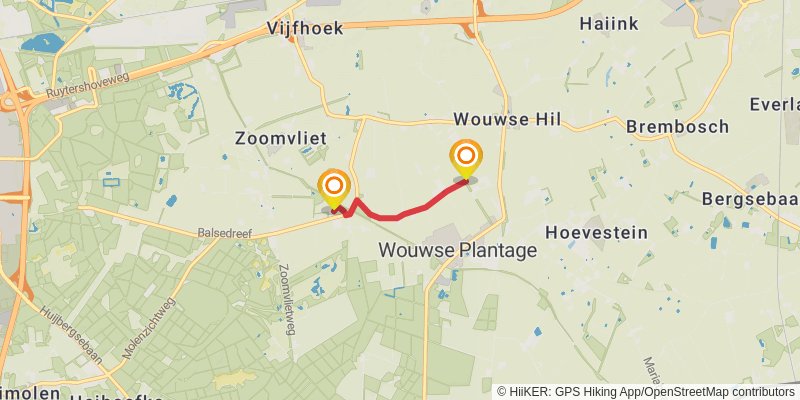 Brabantse Walpad Loop spur 1 Map