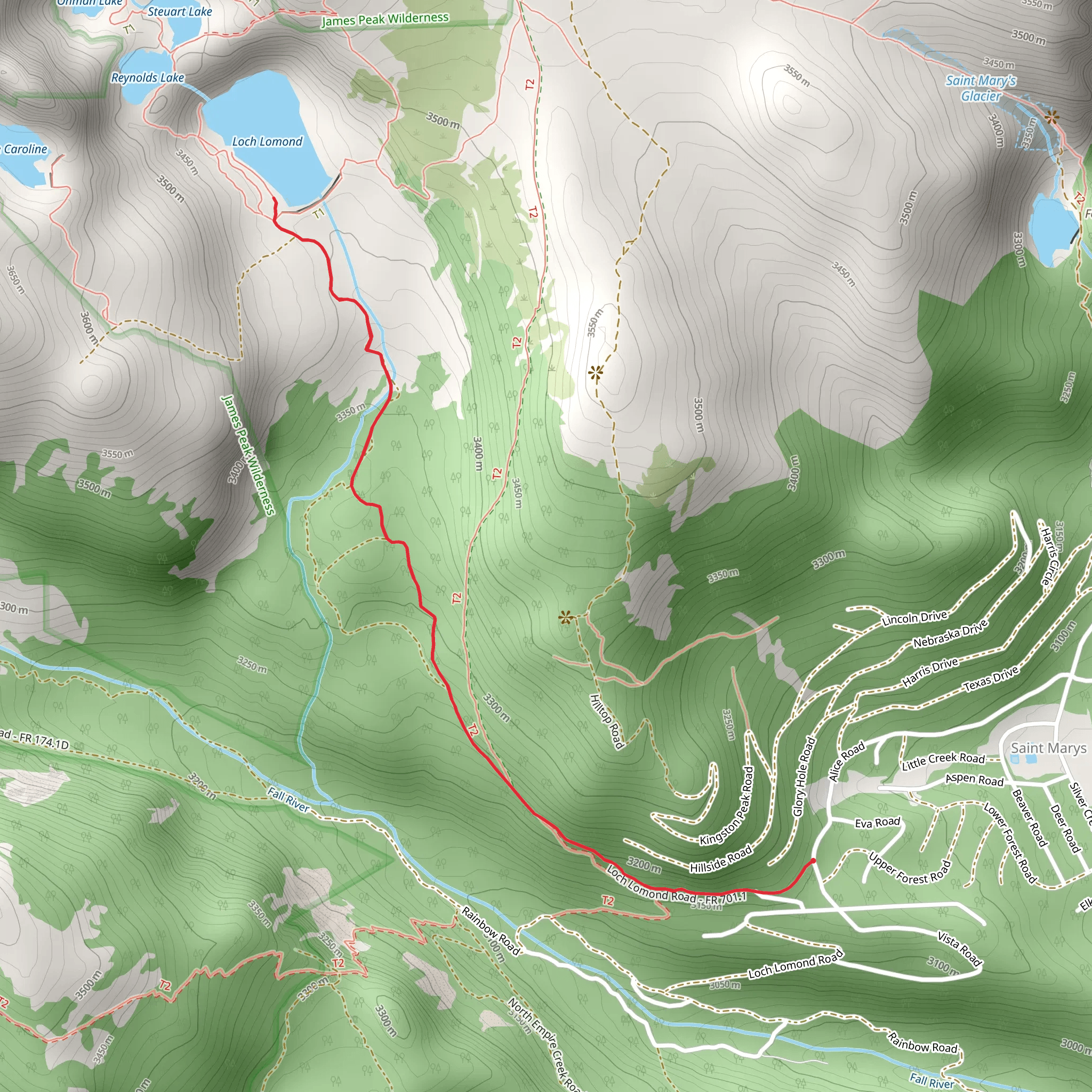 Loch Lomond mobile static map