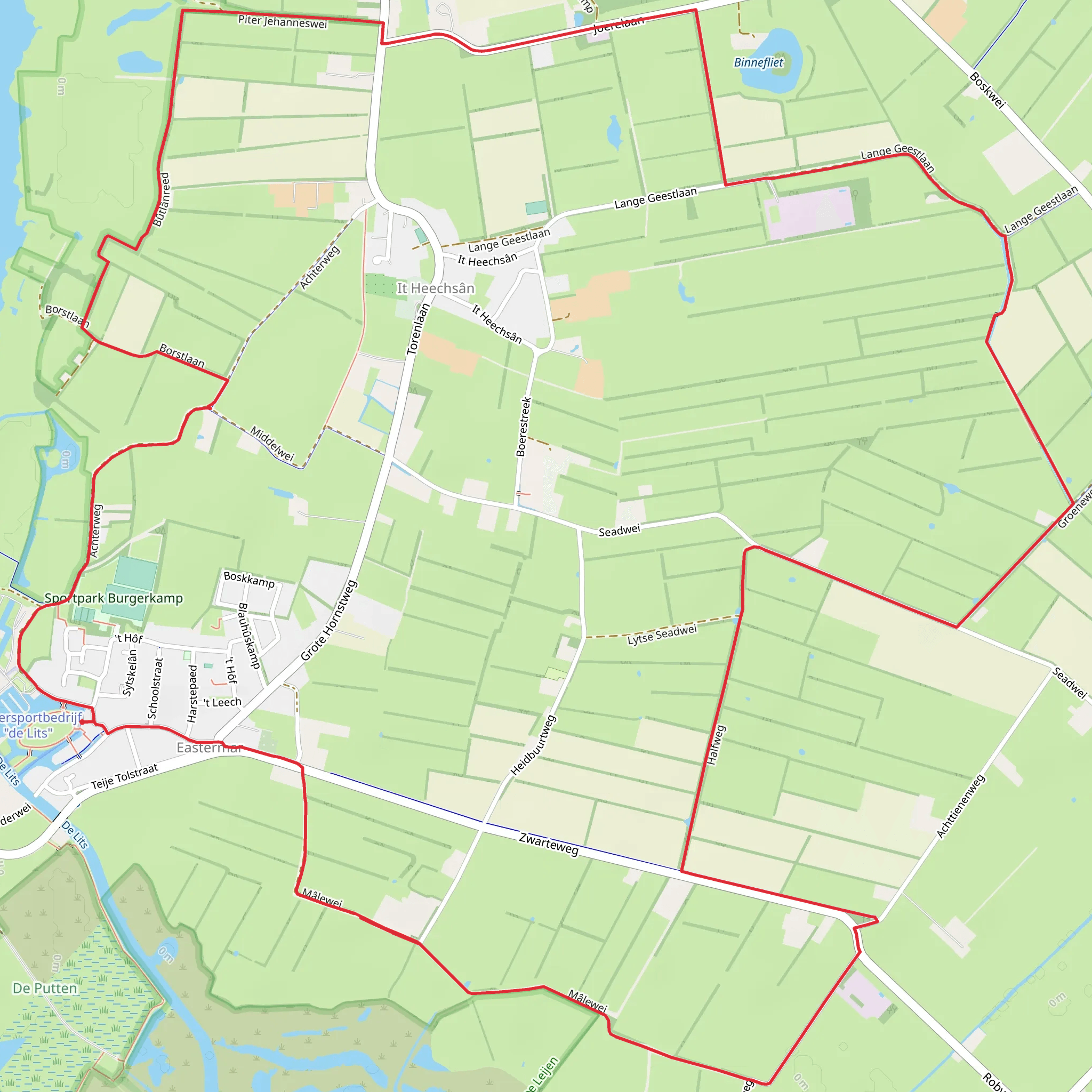 Half Weg, Joerelaan and Achter Weg mobile static map