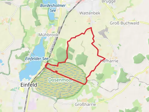 Dosenmoor Weg and Wattenbeker Gehoelz Loop