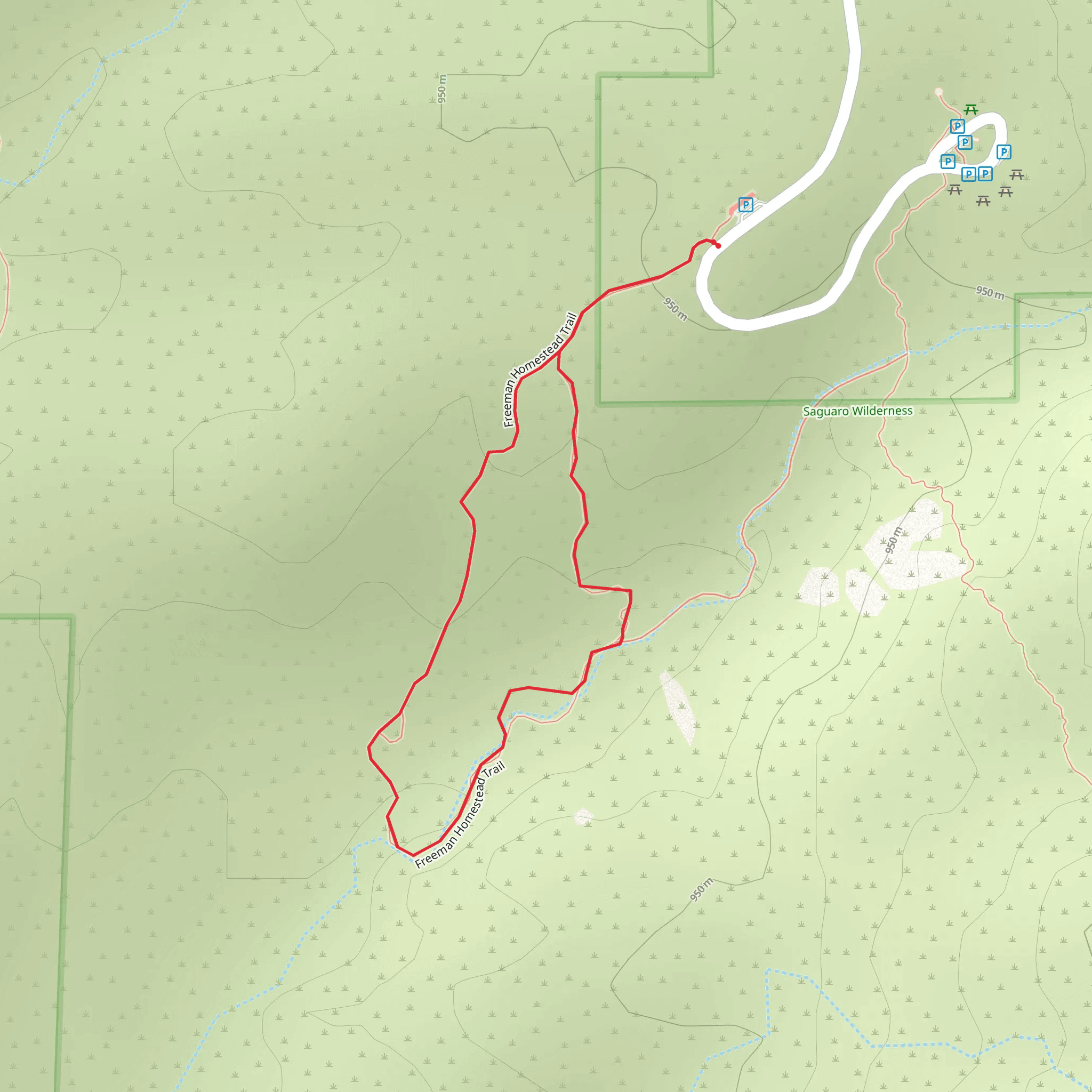 Freeman Homestead Nature Trail mobile static map