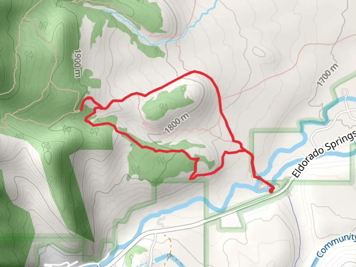 An image depicting the trail Homestead - Mesa Loop Trail and its surrounding area.